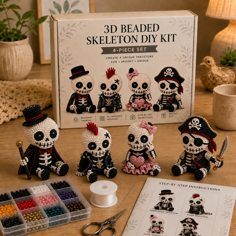 🏆✨ 15 Minutes Away From Your Phone.🧵✨Petite 3D Beaded Animal Craft Kit