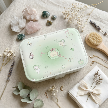 Mint Mambo Leather Jewelry Box